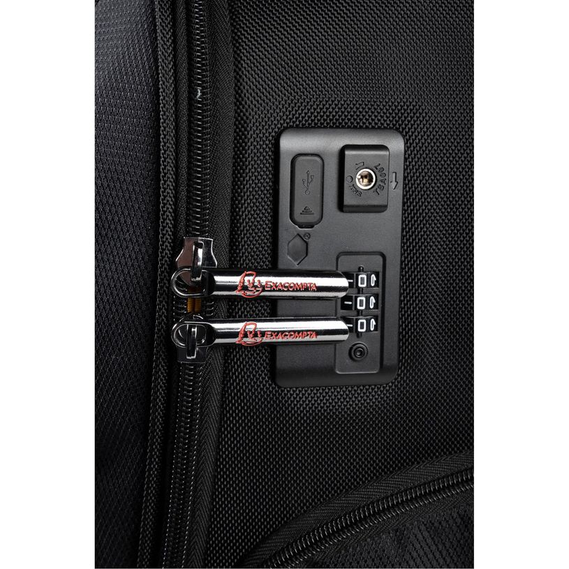 3130630186342-Exacompta Exactive - Sac à dos à roulettes pour ordinateur portable 15,6" - noir, orange--1
