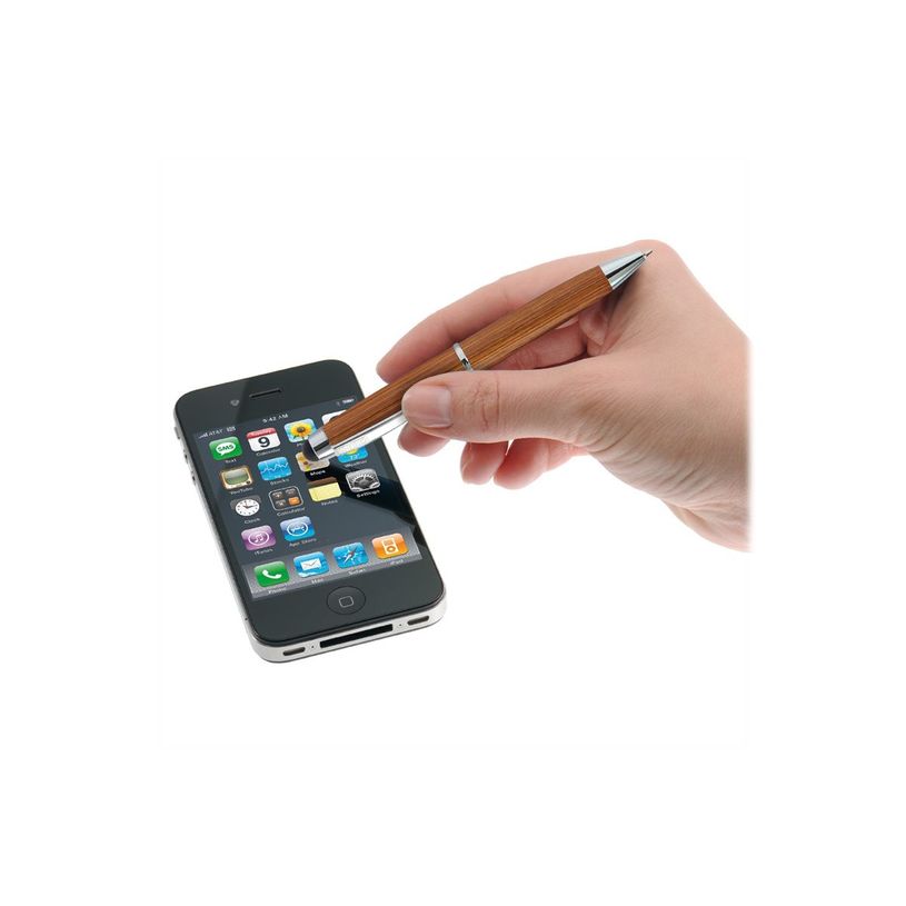 4014421320124-Online Stylus - Mini Stylo à bille bambou - encre noire-P_79392907_5-4