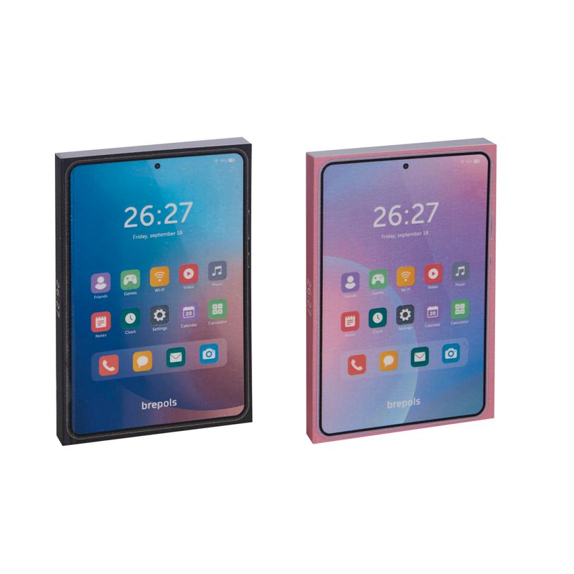 5412303140928-Agenda Smart - 1 jour par page - 11,5 x 16,9 cm - 2 couleurs disponible - Brepols--0