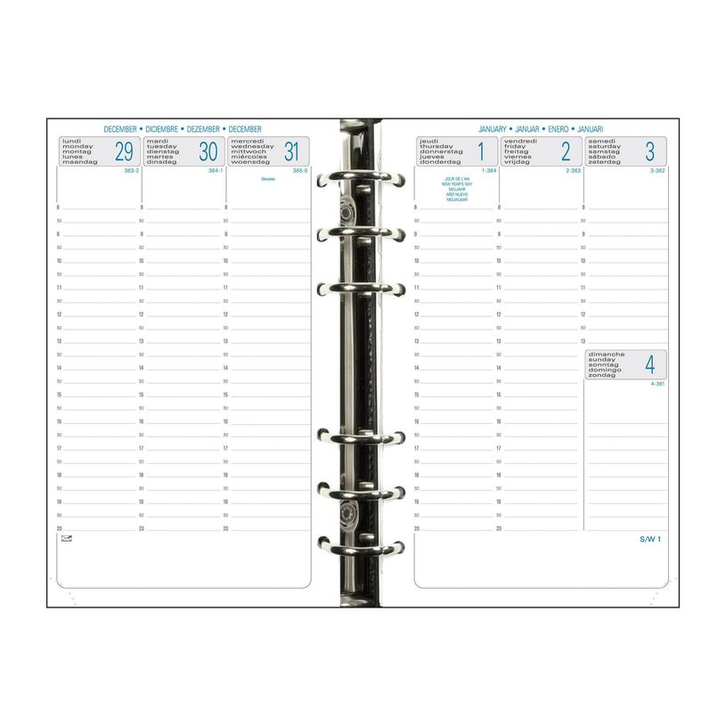 3660942048033-Lady Flora - Organiseur 16 mois - 14 x 19 cm - fuchsia - Exacompta-P_79394648_1-1