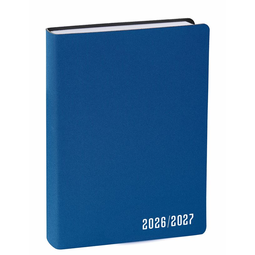 3371010438259-Quo Vadis - Agenda année scolaire - 2026-2027 - Eurotextagenda - Journalier - Multilingue - Galaxy - Bleu - 12 mois de août à juillet - 12x17 cm - Papier Clairefontaine blanc - Fabri--0