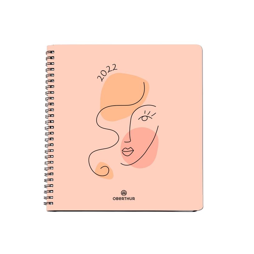 3108728167702-Agenda à spirale Divine - 1 semaine sur 2 pages - 16,5 x 16,5 cm - disponible dans différ-P_79395070_2-1