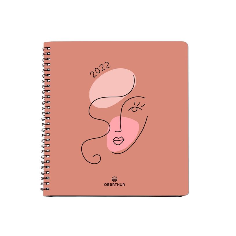 3108728167702-Agenda à spirale Divine - 1 semaine sur 2 pages - 16,5 x 16,5 cm - disponible dans différ-P_79395070_3-2