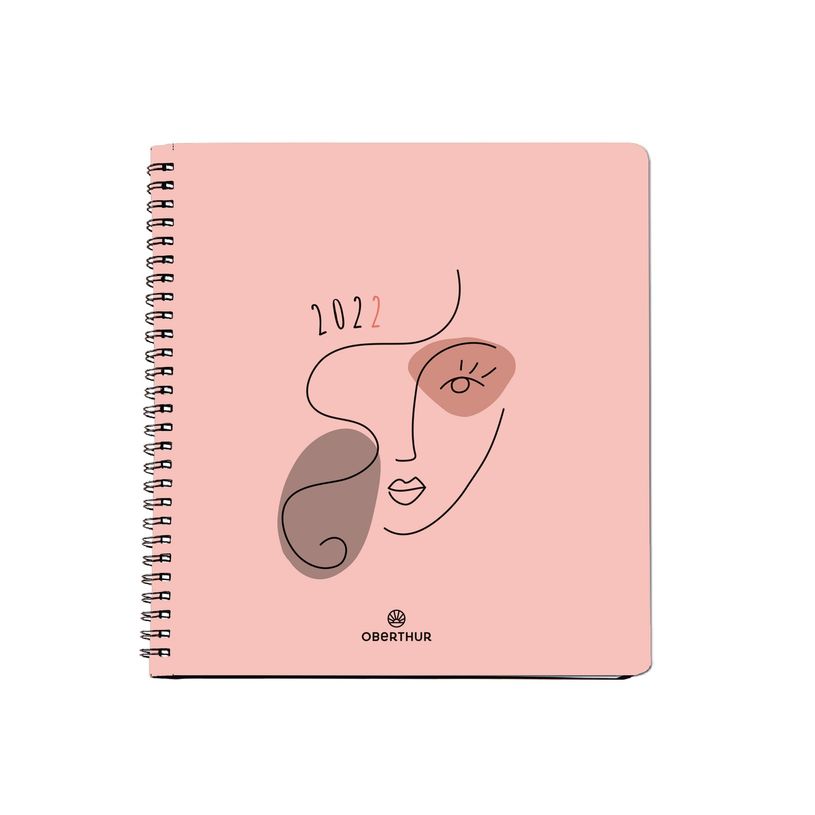 3108728167702-Agenda à spirale Divine - 1 semaine sur 2 pages - 16,5 x 16,5 cm - disponible dans différ-P_79395070_5-4