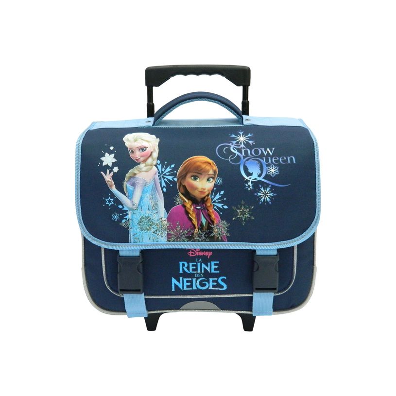 4891320377073-La reine des neiges - Cartable à roulette - Trolley-P_79395253_1-0