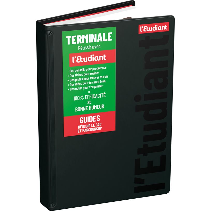 3147281940568-L'ETUDIANT BAC TERMINAL Agenda Scolaire - 12x18cm - Noir - Hamelin--0