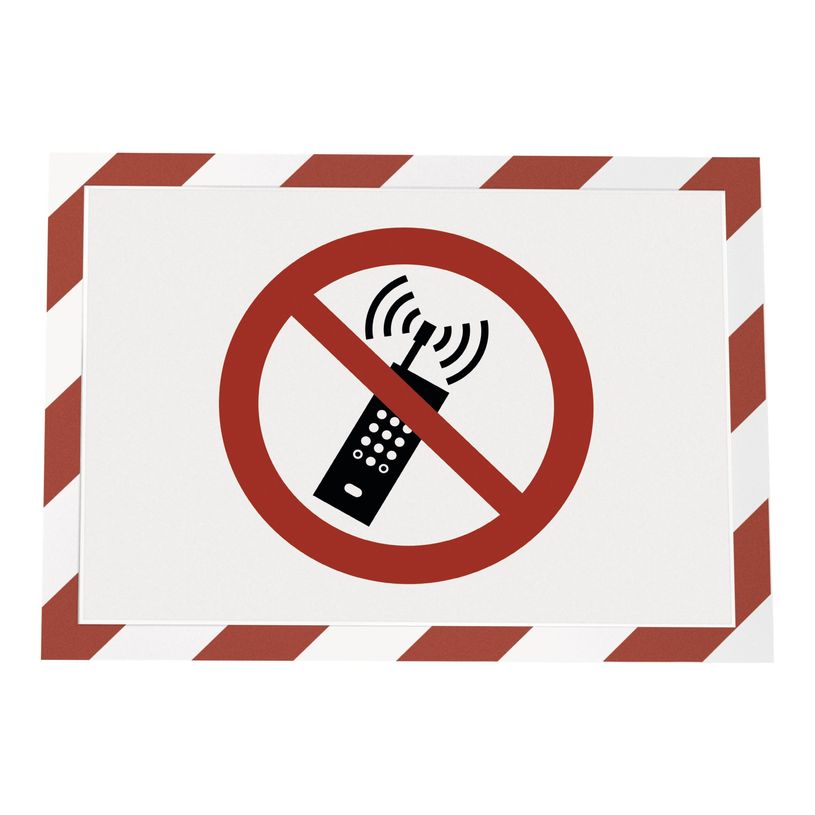 4005546406565-Durable Duraframe Security - 2 Cadres d'affichage bicolore - A4 - rouge/blanc (encadremen-P_79395366_17-12