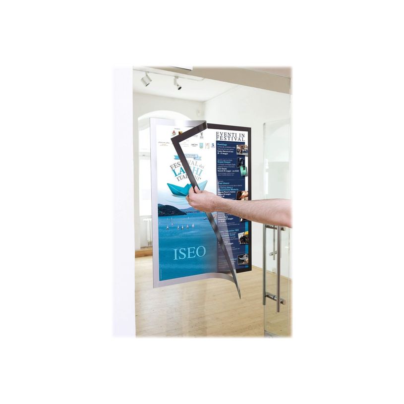 4005546406718-Durable Duraframe Poster - Cadre d'affichage adhésif - A2 - argent-P_79395368_10-9