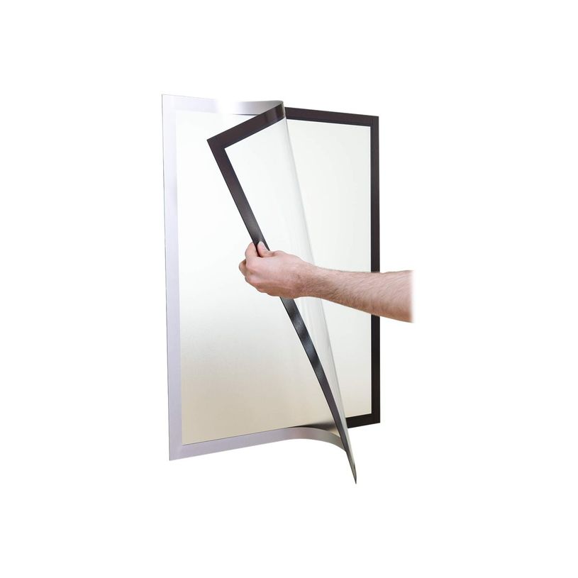 4005546406718-Durable Duraframe Poster - Cadre d'affichage adhésif - A2 - argent-P_79395368_12-11