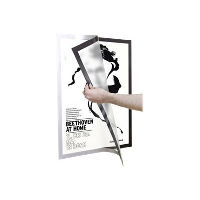 4005546406718-Durable Duraframe Poster - Cadre d'affichage adhésif - A2 - argent-P_79395368_18-16