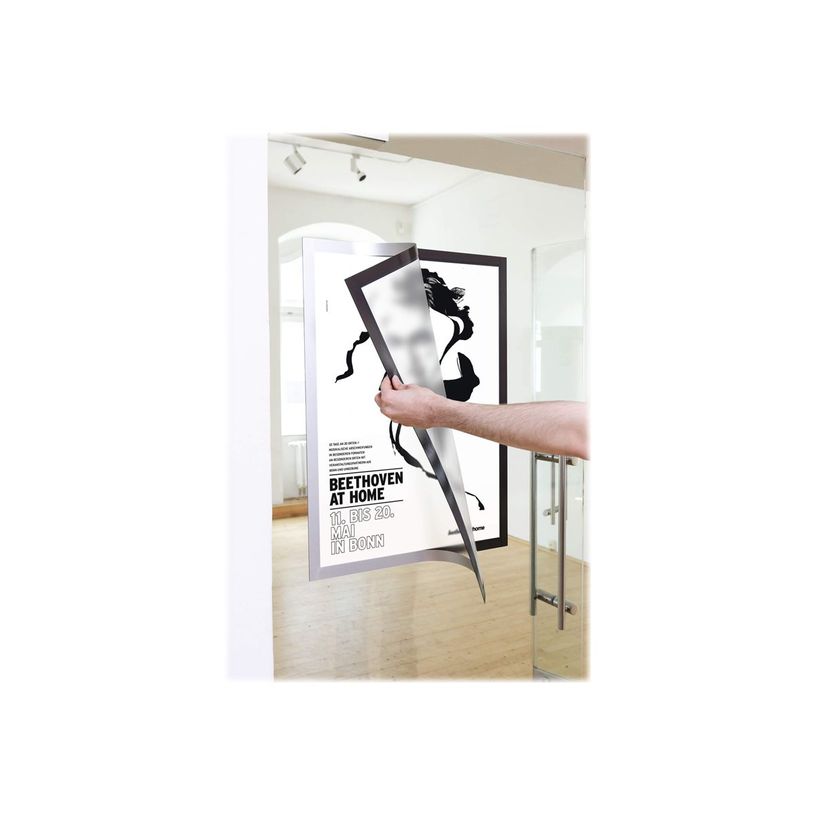 4005546406718-Durable Duraframe Poster - Cadre d'affichage adhésif - A2 - argent-P_79395368_9-8