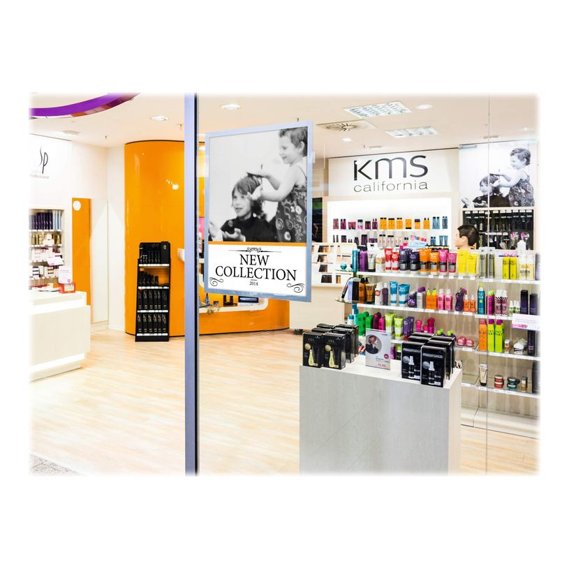 4005546406756-Durable Duraframe Poster - Cadre d'affichage adhésif - A1 - argent-P_79395372_4-3