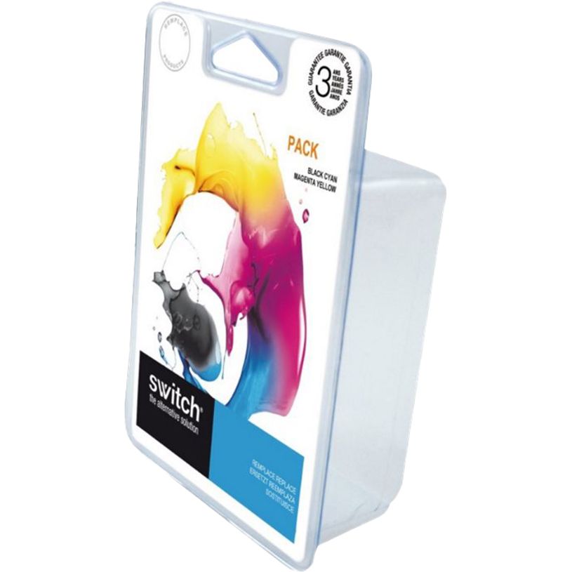 3700654231795-Cartouche compatible Brother LC123 - Pack de 4 - noir, cyan, magenta, jaune - Switch-P_79395467_1-0