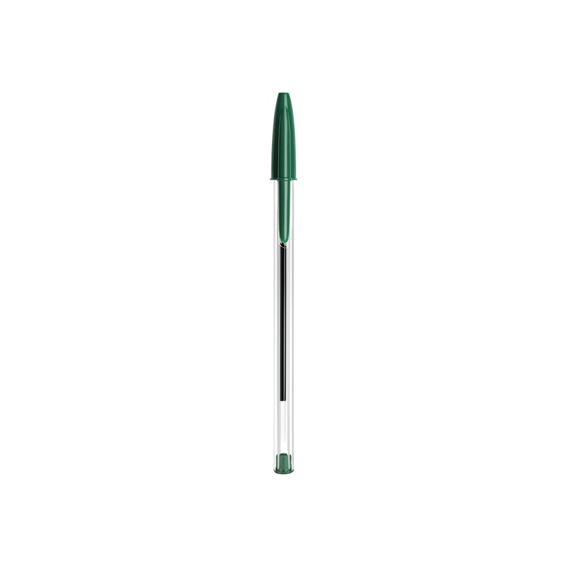 0070330129641-BIC Cristal - 50 Stylos à bille - vert - 1 mm - pointe moyenne-P_79395555_13-12