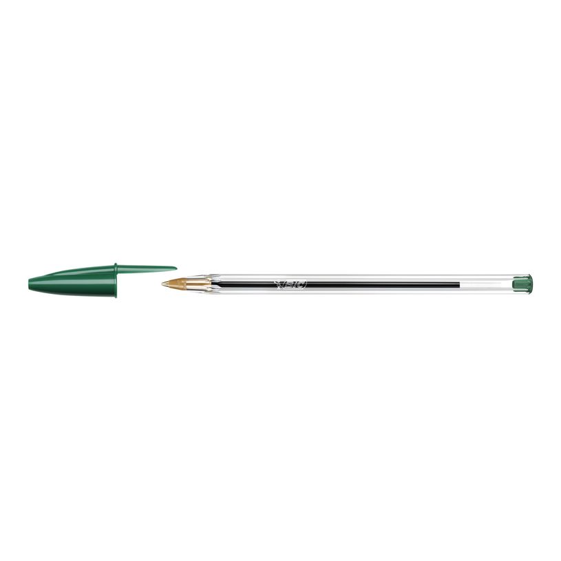 0070330129641-BIC Cristal - 50 Stylos à bille - vert - 1 mm - pointe moyenne-P_79395555_15-15