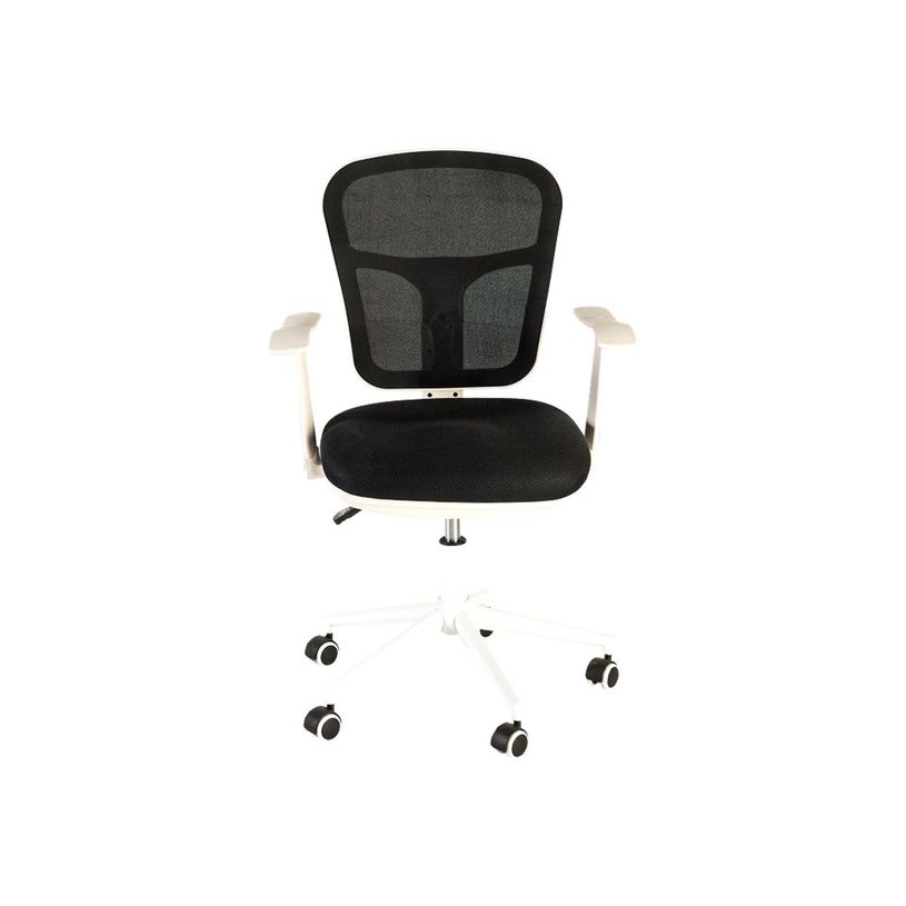 3760185025065-Fauteuil de bureau - PHOENIX - Accoudoirs fixes blancs - Blanc-P_79395742_2-1