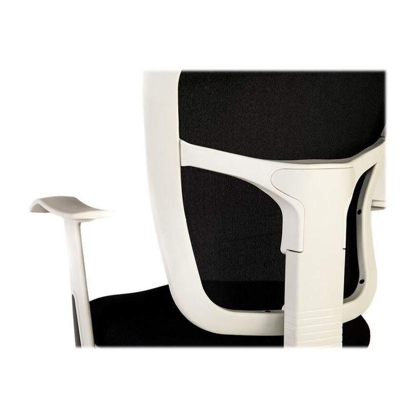 3760185025065-Fauteuil de bureau - PHOENIX - Accoudoirs fixes blancs - Blanc-P_79395742_6-5