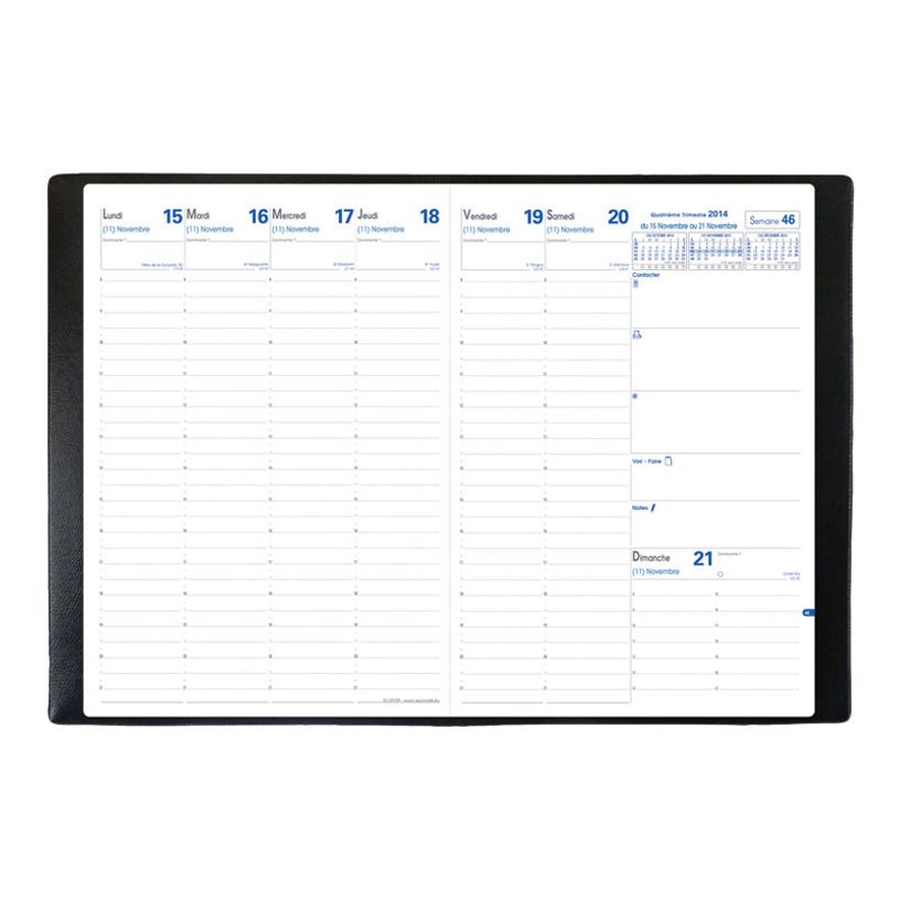 3371010127344-Quo Vadis - Agenda année scolaire - 2026-2027 - Eu 09/09 - Semainier Planning - Français - Impala - Noir - 13 mois d-P_79395800_4-3