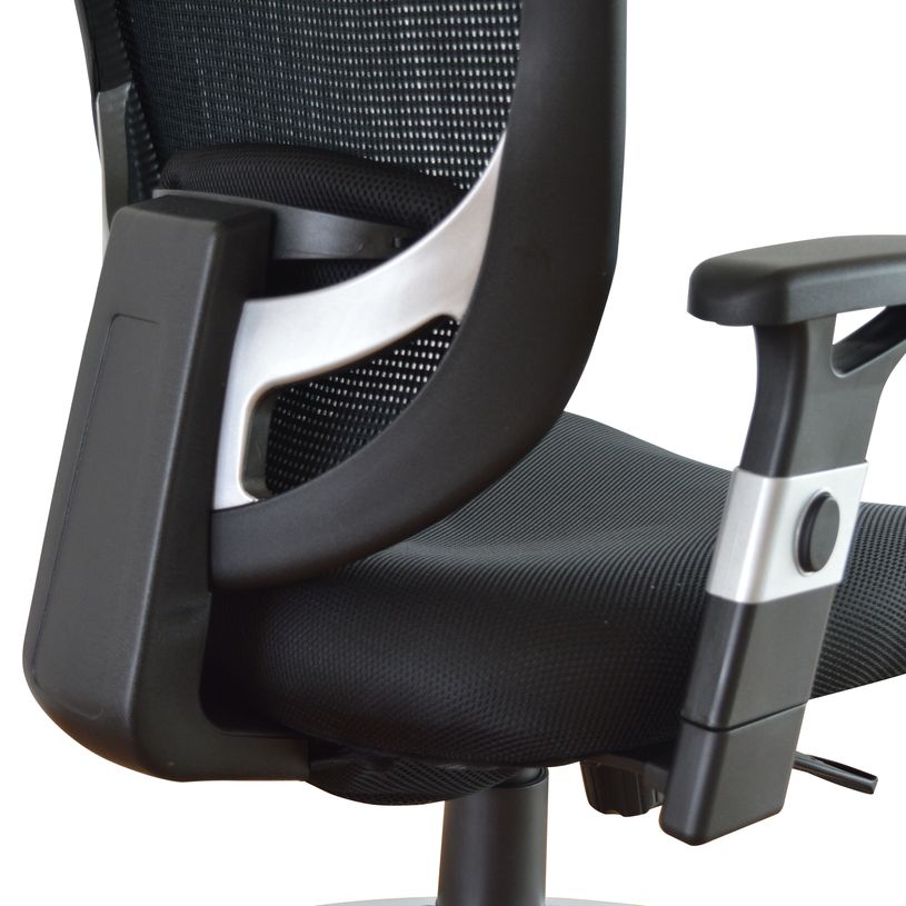 3397704188194-Fauteuil de bureau COMPUTECH - accoudoirs ajustables - appuie-tête - noir-P_79395815_3-2