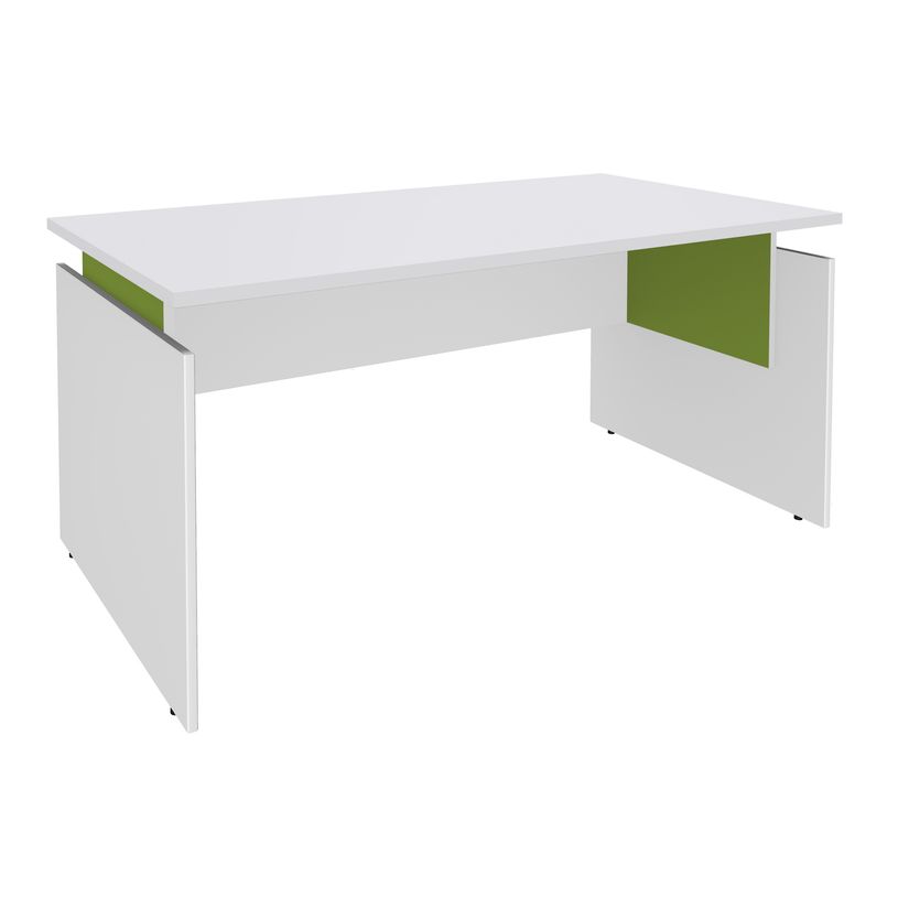 3253310147331-Bureau INEO JET UP Bureau Vallée - Réglable en hauteur - L140 x H74/78/82 x P80 cm - Pieds blanc - pl-P_79395848_1-0