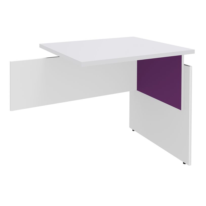 3253310147492-Retour direct pour Bureau INEO JET UP Bureau Vallée - Réglable en hauteur - L80 x H74/78/82 x P60 cm - Pieds Blanc/-P_79395864_1-0