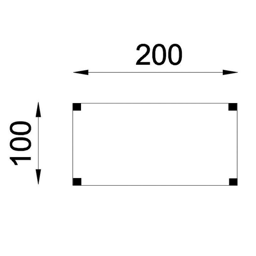 3253310147591-Bureau EXPRIM Manager - L200 x P100 x H72,5 cm - Plateau imitation chêne clair - Pieds car-P_79395874_4-3