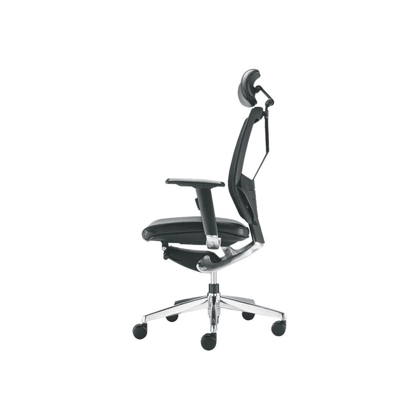 0000793958953-Fauteuil de bureau - 4X - Accoudoirs réglables  - Appuie-tête - Noir -P_79395895_4-3