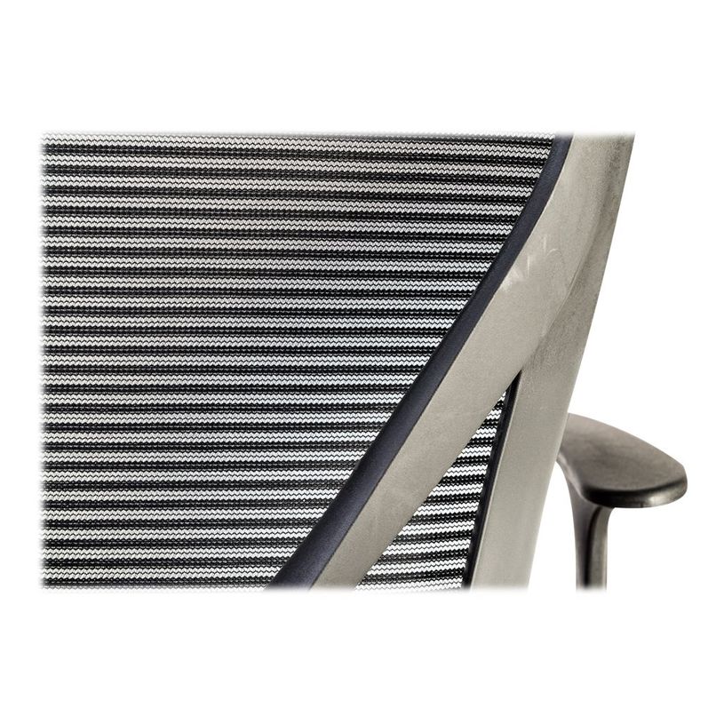 3760185025324-Fauteuil de bureau - KONAKRY - Accoudoirs fixes - Noir  -P_79395996_4-3