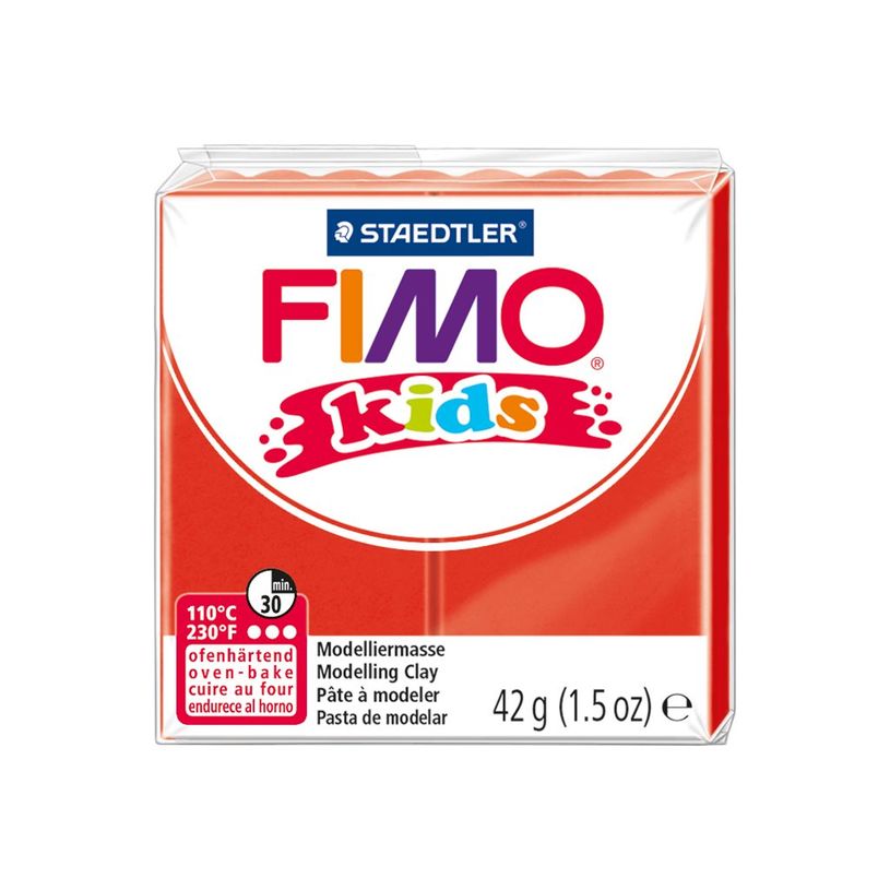 4007817805039-Pâte Fimo Kids  - Rouge - 42G-P_79396198_2-1