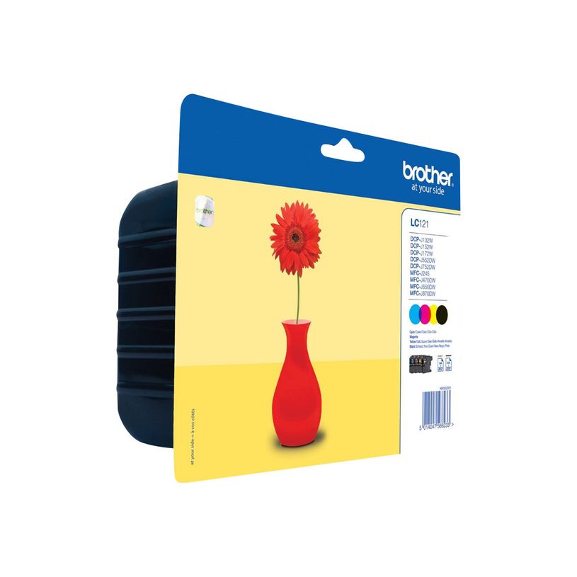 5014047566233-Brother LC121 - Pack de 4 - noir, cyan, magenta, jaune - cartouche d'encre originale-P_79396212_5-3