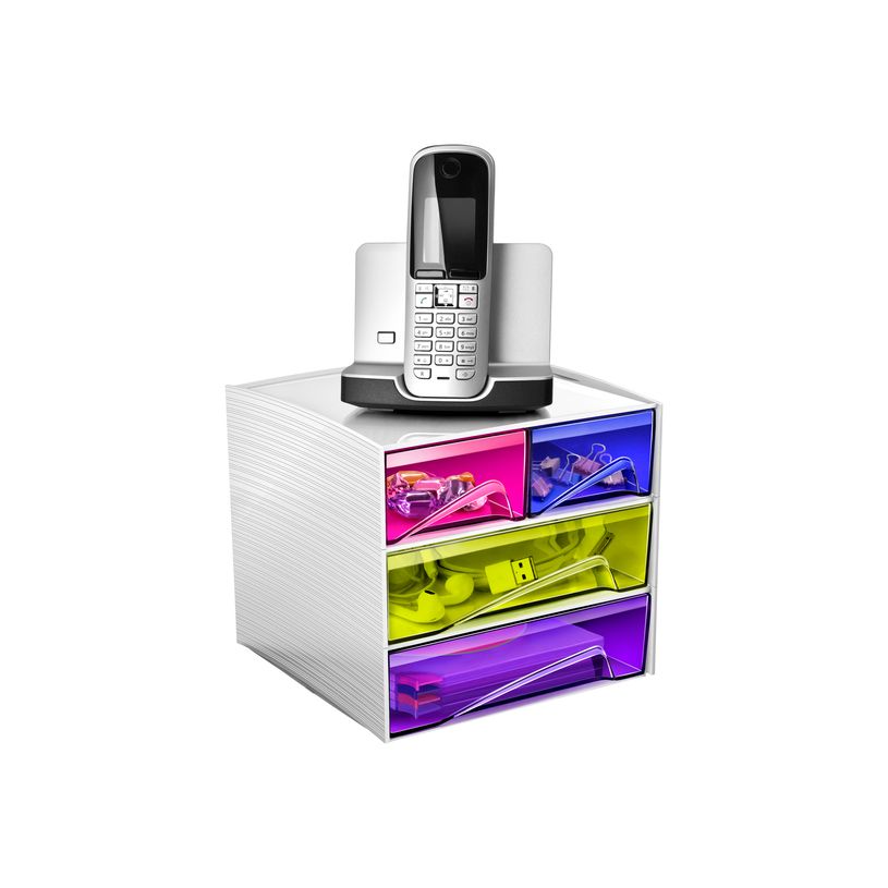 3462159005881-CEP MyCube Happy - Module de classement 4 tiroirs - multicolore-P_79396247_1-0