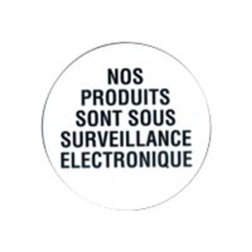 8711234031433-Pickup - Pictogramme rond - Nos produits sont sous surveillance éléctronique - 200 mm-P_79396251_1-0