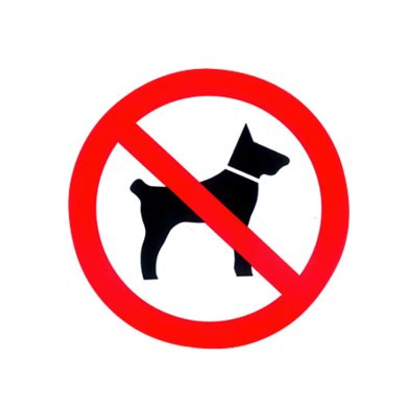 8711234127075-Pickup - Pictogramme rond - Pas de chiens - 300 mm-P_79396269_1-0