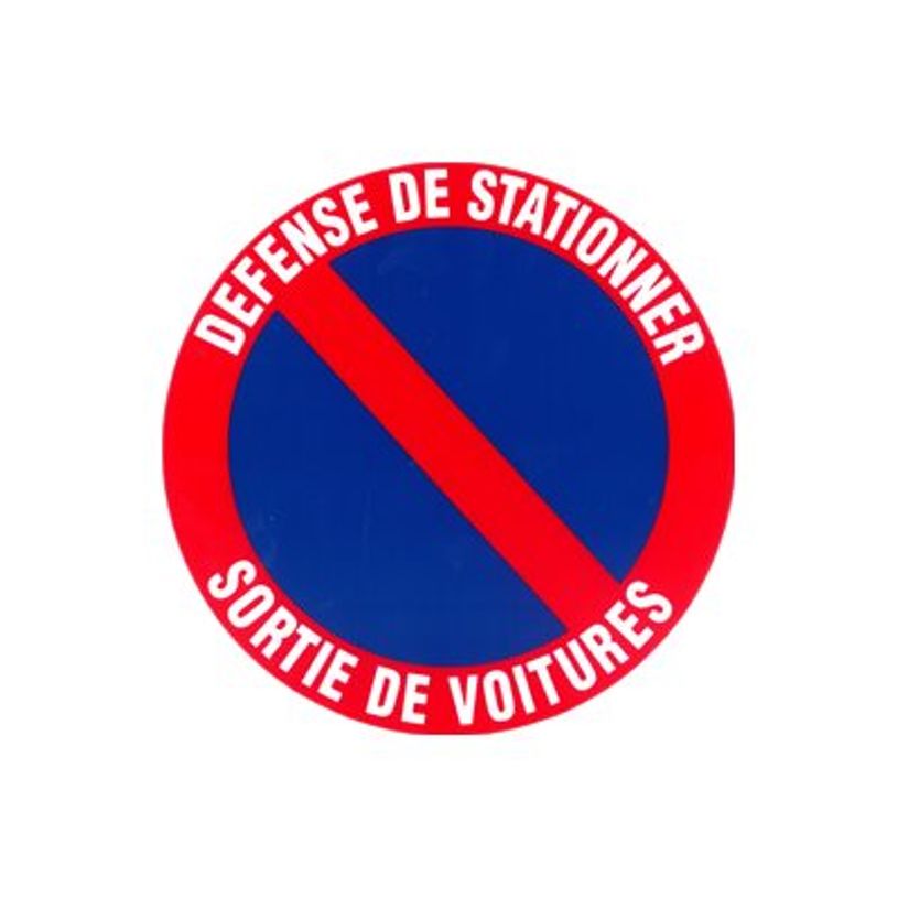8711234127273-Pickup - Pictogramme rond - Défense de stationner / sortie de voitures - 180 mm-P_79396272_1-0