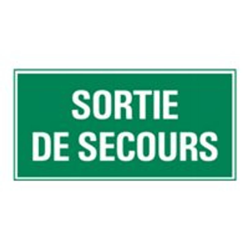 8711234128683-Pickup - Panneau de signalisation - 300 x 150 mm - Sortie de secours-P_79396293_1-0