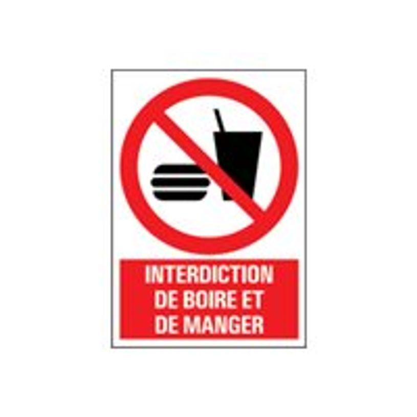 8711234129116-Pickup - Plaque de signalisation - 230 x 330 mm - pas de nourriture/boissons autorisées-P_79396302_1-0