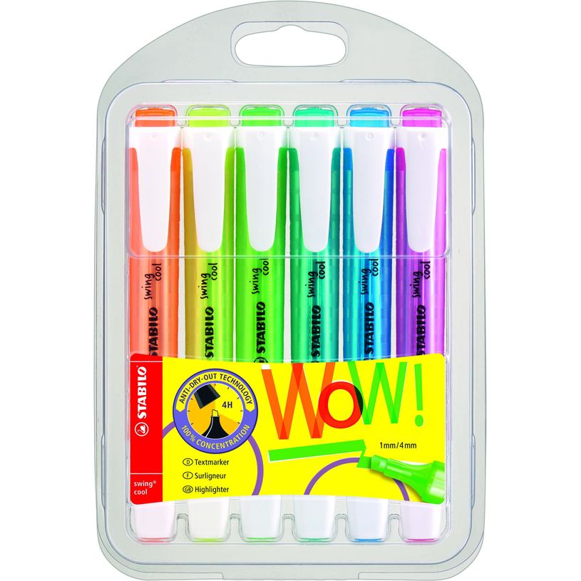 4006381467285-STABILO Swing cool - Pack de 6 surligneurs - couleurs assorties-P_79396664_1-0