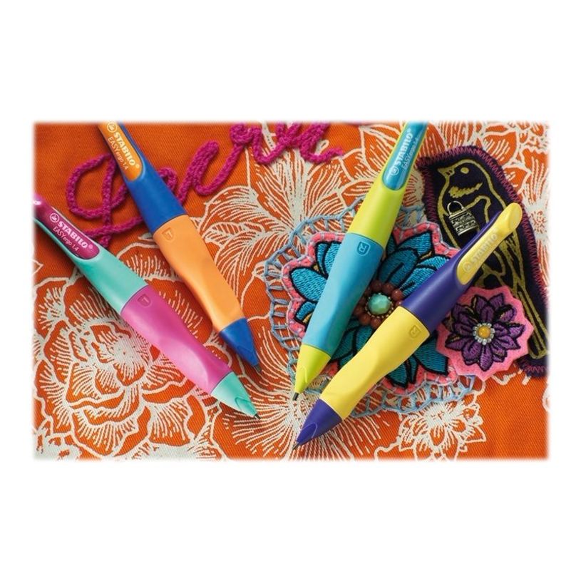 4006381468992-STABILO EASYergo - Porte mines avec 3 mines - HB - 1,4 mm - rose/turquoise - droitier-P_79396686_2-3