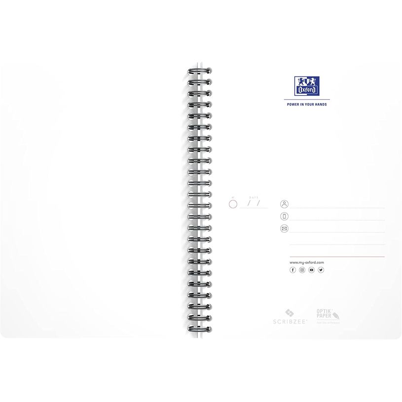 3020120022055-Oxford Office Essentials - Cahier à spirale A5 - 180 pages - ligné - disponible dans dif-P_79396963_13-9
