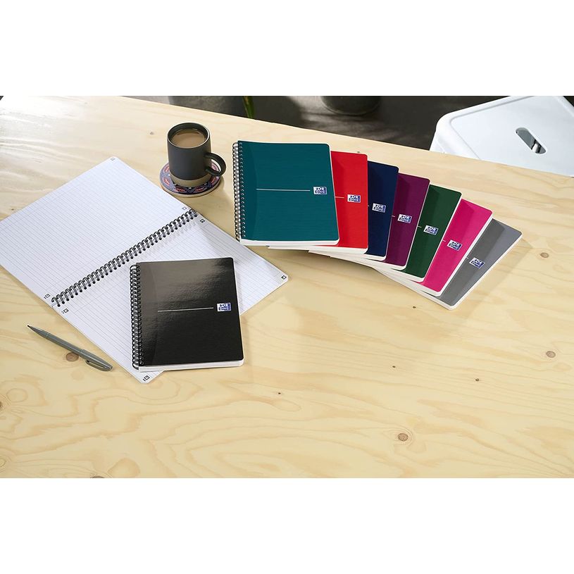 3020120022055-Oxford Office Essentials - Cahier à spirale A5 - 180 pages - ligné - disponible dans di-P_79396963_14-10