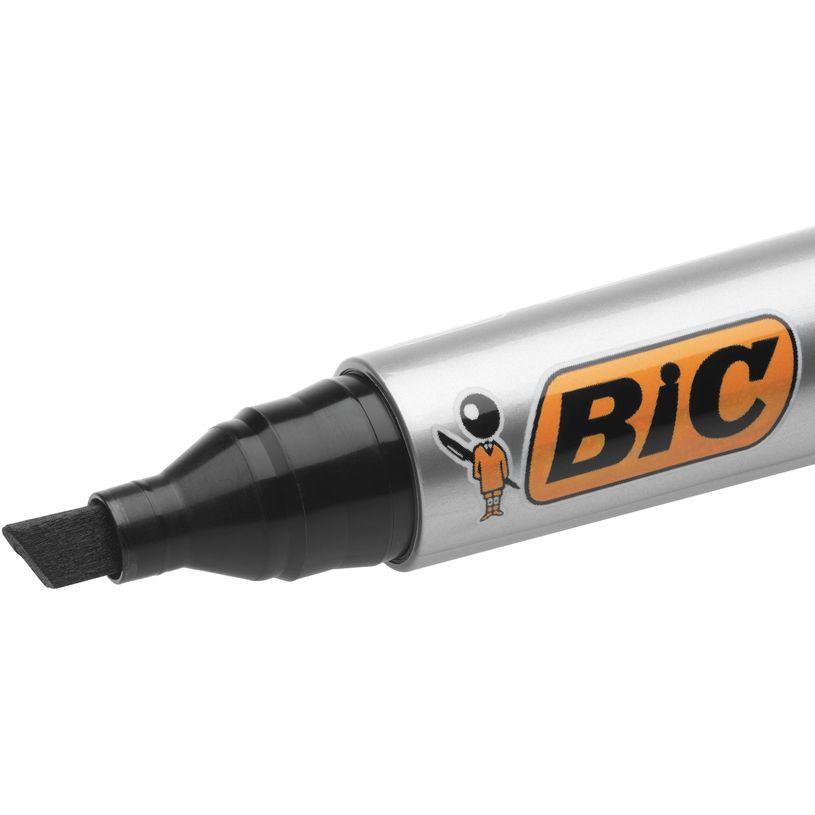 3086122300096-BIC MARKING 2300 - Pack de 12 marqueurs permanents - pointe biseau - noir-P_79397292_3-2