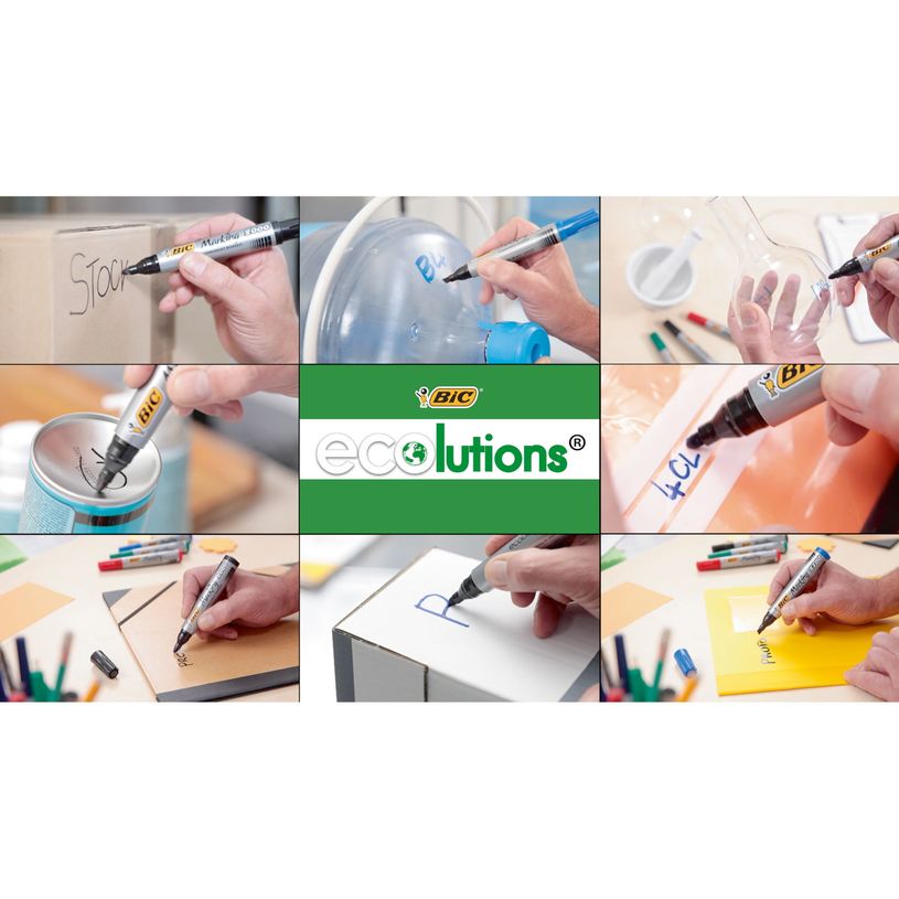 3086122300096-BIC MARKING 2300 - Pack de 12 marqueurs permanents - pointe biseau - noir-P_79397292_5-4