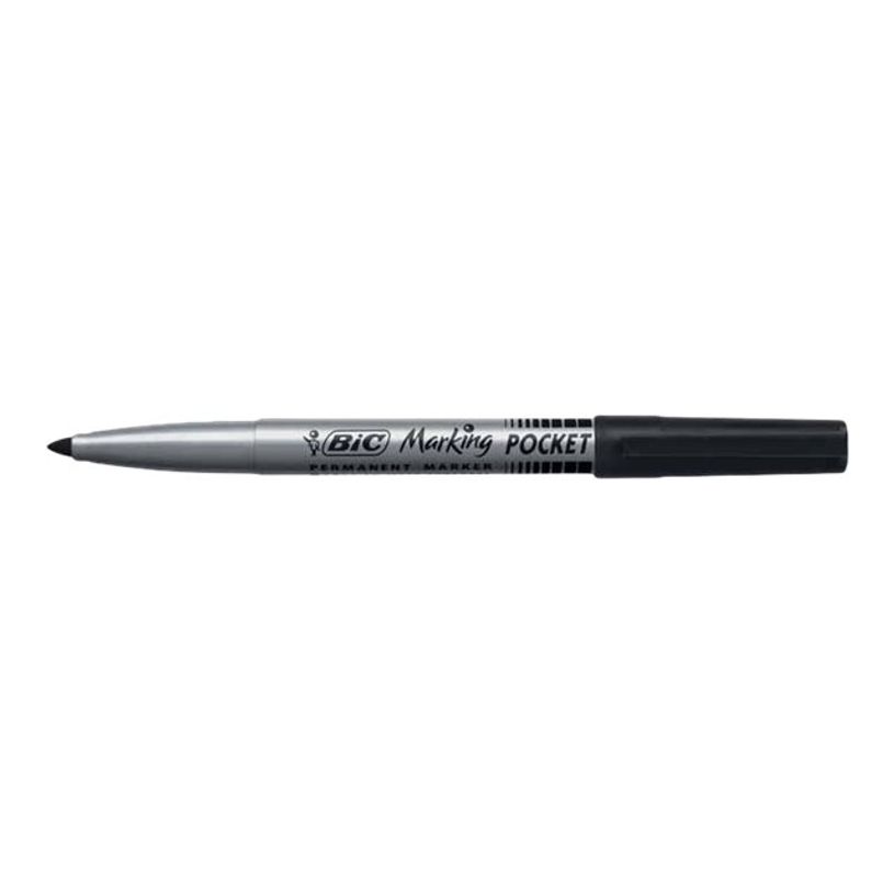 3086121445095-BIC MARKING Pocket 1445 - Pack de 12 marqueurs permanents - pointe ogive - noir-P_79397293_5-6