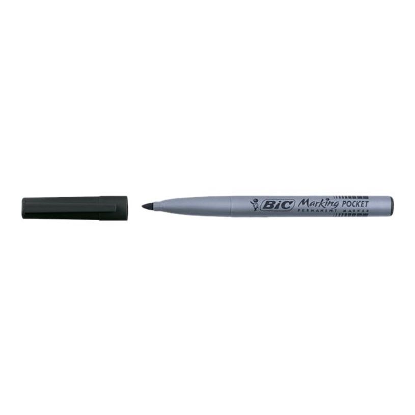 3086121445095-BIC MARKING Pocket 1445 - Pack de 12 marqueurs permanents - pointe ogive - noir-P_79397293_7-4