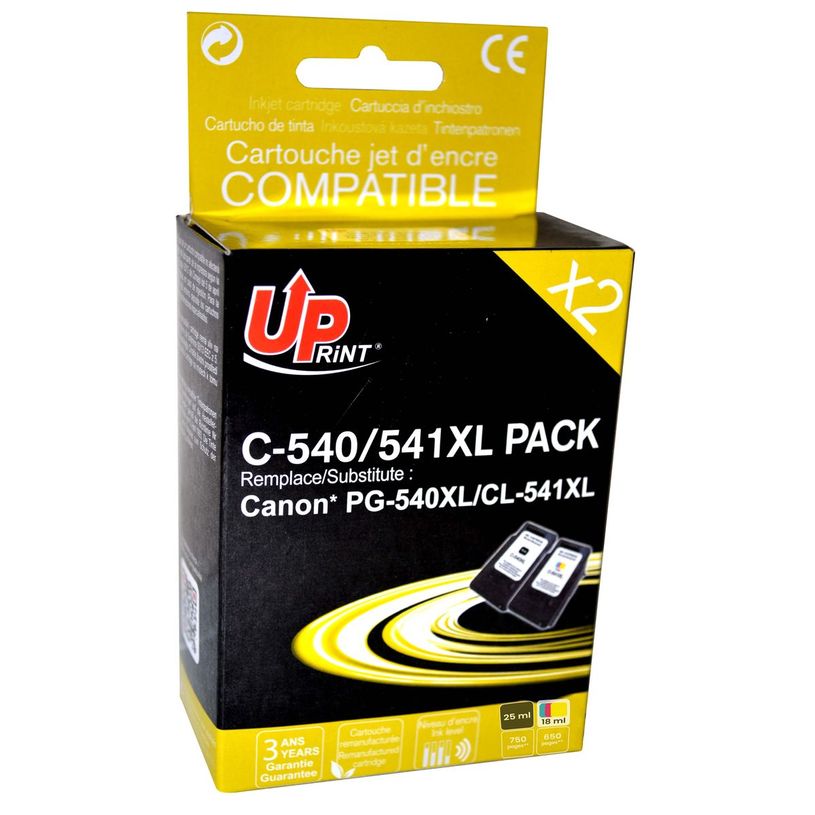 3584770888831-Cartouche remanufacturée Canon PG-540XL/CL-541XL - pack de 2 - noir, cyan, magenta, jaune -P_79397329_1-0