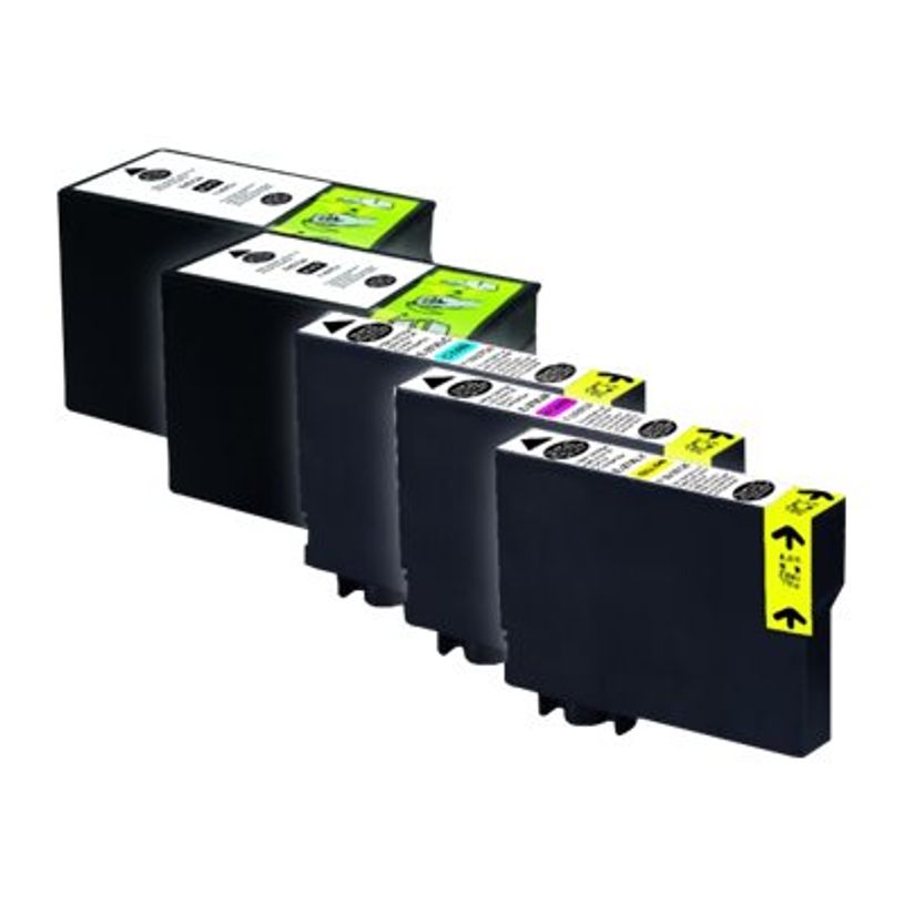 3584770889319-Cartouche compatible Epson 27XL Réveil - pack de 5 - noir x2, cyan, magenta, jaune - UPrin-P_79397335_1-0