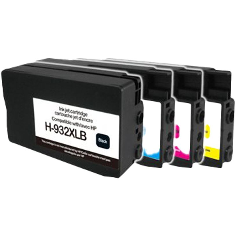 3584770891015-Cartouche remanufacturée HP 932XL/933XL - pack de 4 - noir, cyan, magenta, jaune - Uprint-P_79397336_1-0