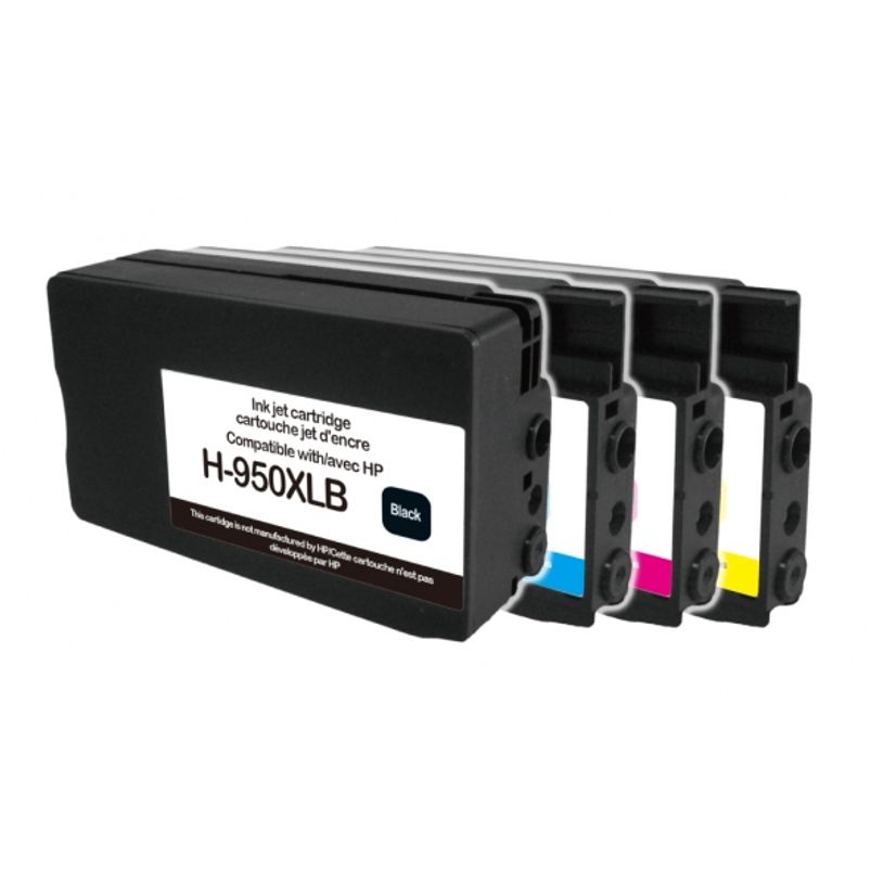 3584770891039-Cartouche remanufacturée HP 950XL/951XL - pack de 4 - noir, cyan, magenta, jaune - Uprint-P_79397338_2-1