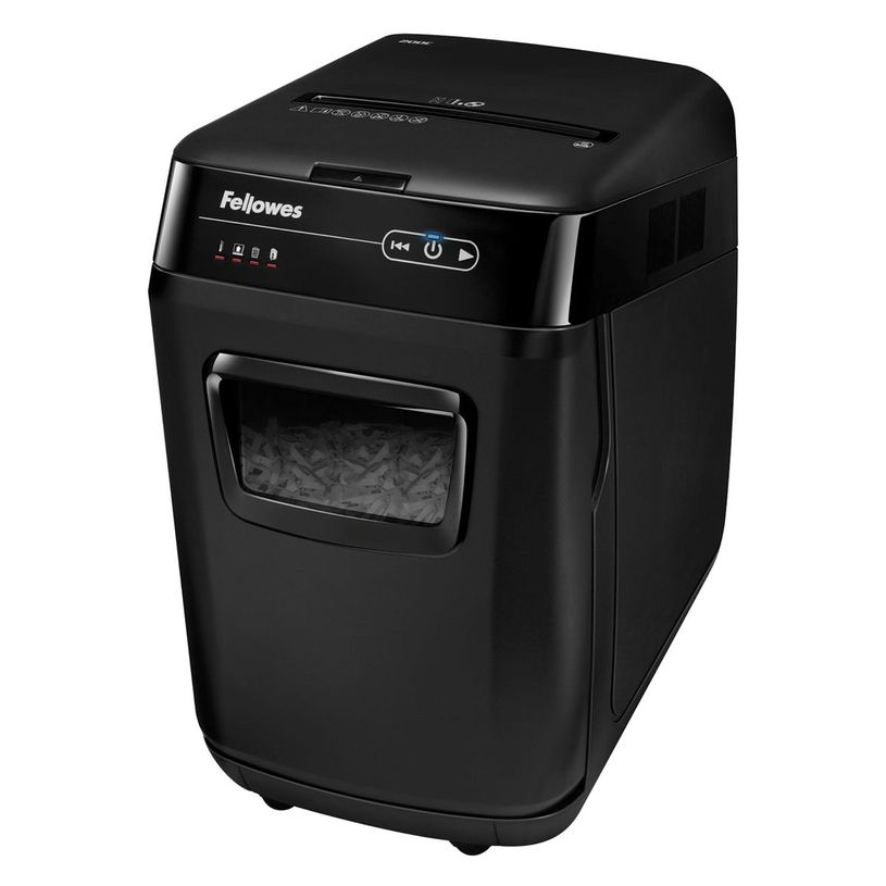 043859676125-Fellowes AutoMax 200C - destructeur de documents coupe croisée - 200 feuilles - Corbeille 32 litres - anti-bourra-P_79397387_7-0