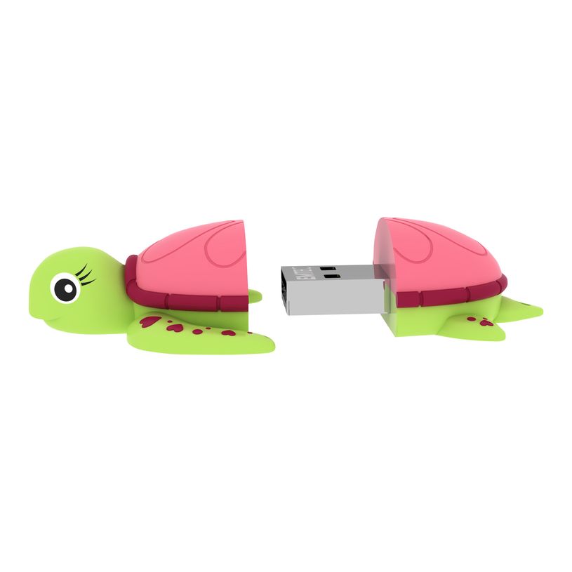 3126170114006-EMTEC Animalitos Marine Range M335 Lady Turtle - clé USB - 8 Go-P_79397399_4-3